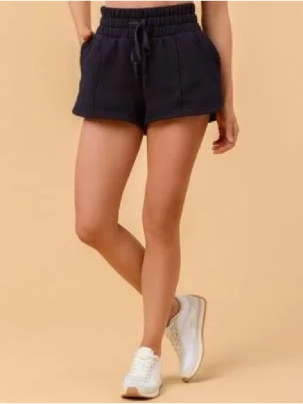 Blogilates Women's Casual Drawstring Shorts Size Xl New With Tags - Black
